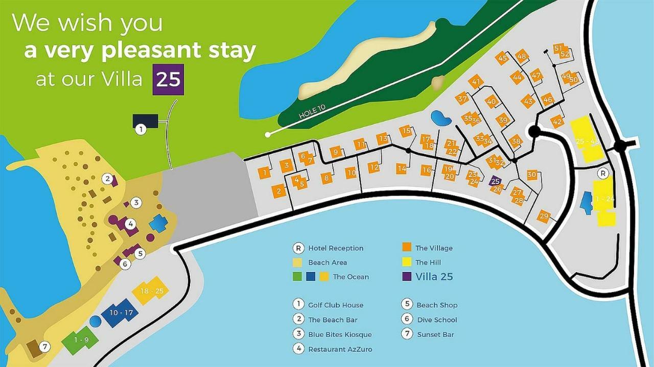 Blue Bay Beach Villa 25 3-Min Beach-Pool-Golf エクステリア 写真